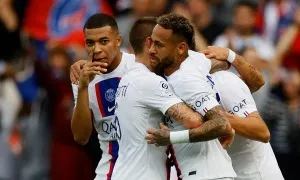 Neymar từng chơi khăm Mbappe khi còn khoác áo PSG Neymar từng chơi khăm Mbappe khi còn khoác áo PSG