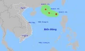 Áp thấp nhiệt đới hình thành trên Biển Đông